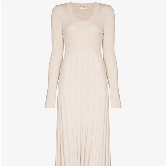lvir pleated dress LVIR $ 465 Pleated Maxi Dress Cream Size S